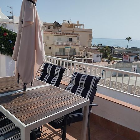 Apartamento Lidia Planta 2, La Carihuela 1ª Linea Playa, Vistas Mar, Buhardilla 1 Dormitorio, 40 M2, 1-3 Huesped, Terraza, Wifi Τορρεμολίνος Εξωτερικό φωτογραφία